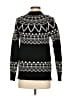 Ann Taylor LOFT Argyle Black Turtleneck Sweater Size XS - photo 2