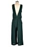 Zara Basic Solid Green Jumpsuit Size S - photo 2