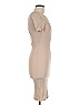Ambiance Solid Tan Cocktail Dress Size M - photo 4