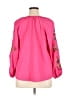 Shein Curve Pink 3/4 Sleeve Blouse Size 14 Plus (1) - photo 2