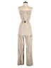 Zara Solid Tan Jumpsuit Size S - photo 1