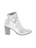Chocolat Blu Metallic Silver Ivory Ankle Boots Size EU 38 - photo 1