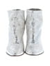 Chocolat Blu Metallic Silver Ivory Ankle Boots Size EU 38 - photo 2