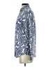 Banana Republic 100% Polyester Paisley Blue Long Sleeve Button-Down Shirt Size XS - photo 5