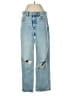 Express 100% Cotton Blue Jeans Size 4 - photo 1