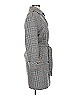 Nasty Gal Inc. 100% Polyester Gray Trenchcoat Size 6 - photo 4