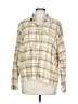 J.Crew Plaid Ivory Long Sleeve Button-Down Shirt Size L - photo 1