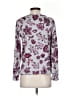 Assorted Brands Paisley Purple Long Sleeve Blouse Size S - photo 2