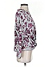 Assorted Brands Paisley Purple Long Sleeve Blouse Size S - photo 4