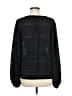 Entro 100% Polyester Black Long Sleeve Blouse Size M - photo 2
