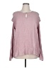 Pleione Pink Long Sleeve Blouse Size XL - photo 1