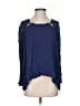 Free People Blue Long Sleeve Blouse Size XS - photo 1