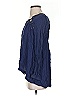 Free People Blue Long Sleeve Blouse Size XS - photo 5