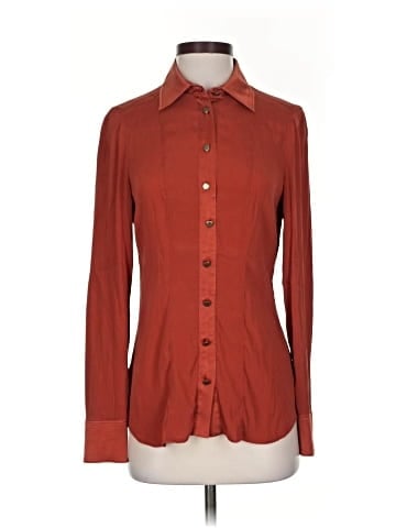 W by Worth Long Sleeve Silk Top (view 1)