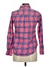 MAX 100% Cotton Plaid Pink Long Sleeve Button-Down Shirt Size M - photo 2