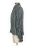 NU DENMARK 100% Viscose Houndstooth Gray Long Sleeve Blouse Size XS - photo 5