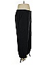 Chaps 100% Polyester Solid Black Track Pants Size 14 - photo 4