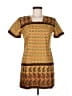 Unbranded Print Brown Casual Dress Size M - photo 1