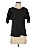 J.Crew 100% Polyester Black Short Sleeve Top Size XS - photo 1
