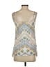 BCBGMAXAZRIA 100% Viscose Floral Aztec Or Tribal Print Multi Color Gray Sleeveless Blouse Size XXS - photo 2