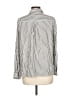 Love Tree 100% Rayon Stripes Ivory Long Sleeve Button-Down Shirt Size L - photo 2