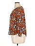 Papermoon 100% Rayon Brown 3/4 Sleeve Blouse Size XL - photo 5