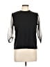 MSGM 100% Polyamide Black 3/4 Sleeve Top Size L - photo 1