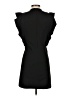 Zara Solid Black Casual Dress Size S - photo 2