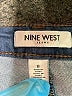 Nine West Stripes Blue Jeans Size 8 - photo 7