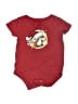 Buc-ees 100% Cotton Graphic Burgundy Short Sleeve Onesie 3-6 MO / 6 MO - photo 1