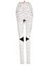 Lucas Hugh Stripes White Leggings Size XS - photo 2