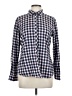 Eddie Bauer Checkered-gingham Blue Long Sleeve Button-Down Shirt Size L - photo 1