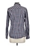Eddie Bauer Checkered-gingham Blue Long Sleeve Button-Down Shirt Size L - photo 2