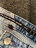 Volcom 100% Baumwolle Blue Denim Skirt Size 8 - photo 3