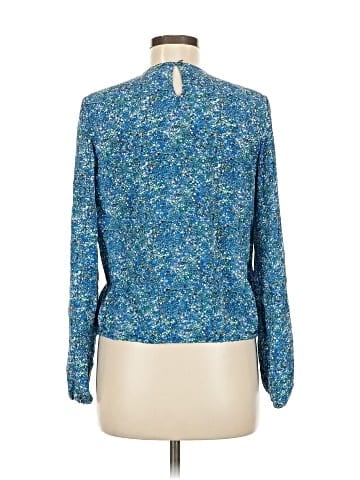 Winter Kate Long Sleeve Silk Top (view 2)
