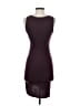 Leith Solid Burgundy Cocktail Dress Size XS - photo 2