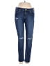 Just Black Hearts Blue Jeans Size 27 waist (petite) - photo 1