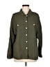 Shein Green 3/4 Sleeve Button-Down Shirt Size 6 - photo 1