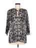 AP.NY Gray 3/4 Sleeve Blouse Size M - photo 1