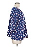 Claudie Pierlot 100% Polyester Blue 3/4 Sleeve Blouse Size EU (FR) 38 / US 6 - photo 4