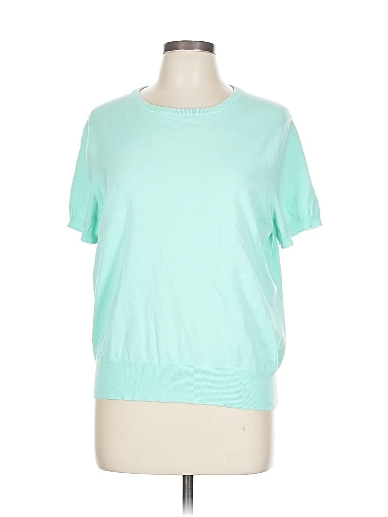 Pre-owned Lands' End Sweatshirt In Blue