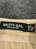 Nasty Gal Inc. 100% Polyester Solid Tan Romper Size 6 - photo 4