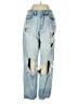 Eunina Graphic Blue Jeans Size 5 - photo 1
