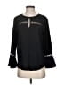 Ann Taylor 100% Polyester Black Long Sleeve Blouse Size S - photo 1