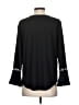 Ann Taylor 100% Polyester Black Long Sleeve Blouse Size S - photo 2
