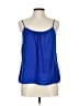 Juicy Couture 100% Polyester Blue Sleeveless Blouse Size L - photo 1