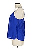 Juicy Couture 100% Polyester Blue Sleeveless Blouse Size L - photo 5
