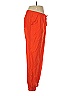 Olivaceous 100% Rayon Solid Orange Casual Pants Size L - photo 4