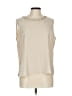 Laura Scott Ivory Sleeveless Blouse Size L - photo 1