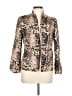 J.Crew Animal Print Gold Jacket Size 10 - photo 1